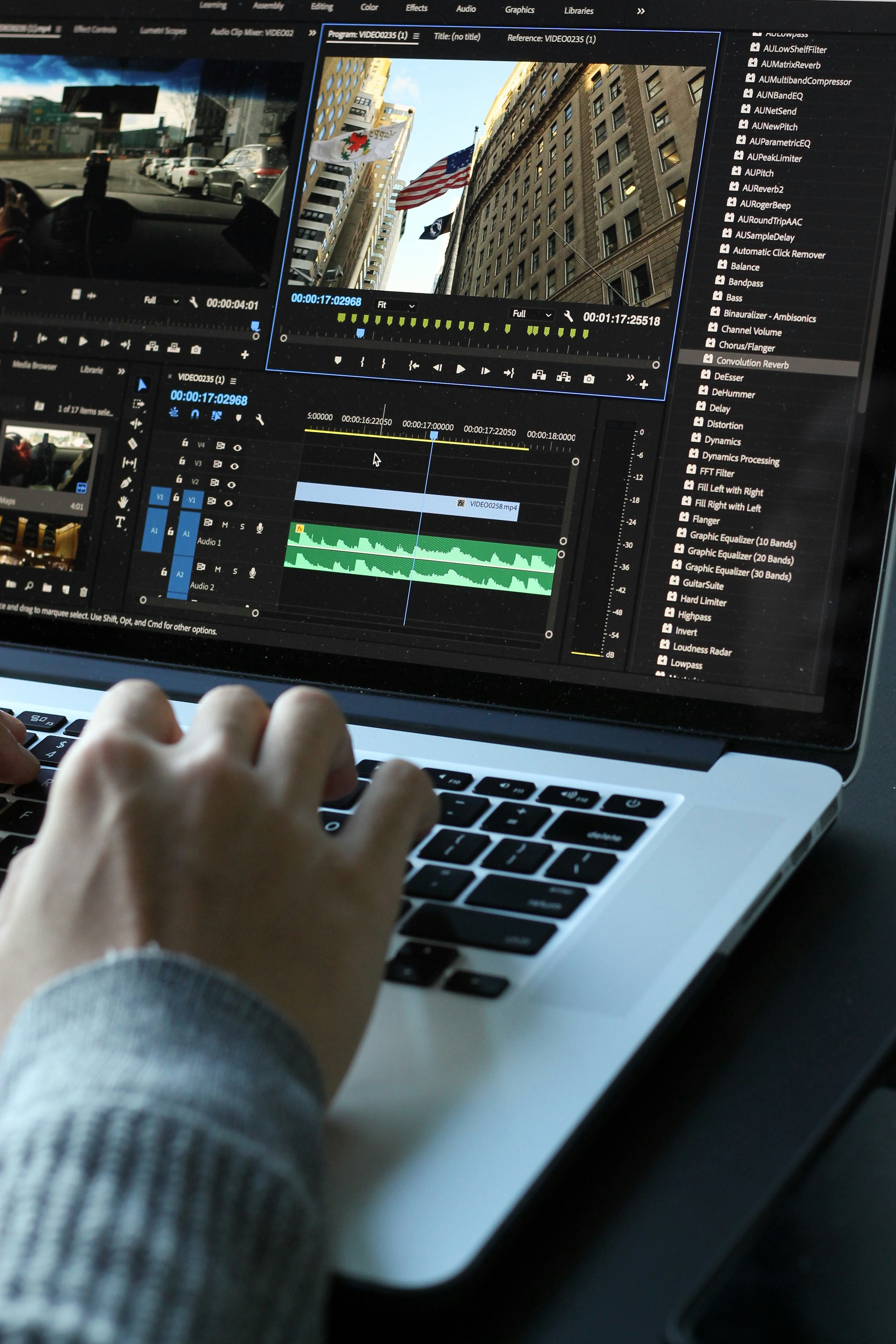 Cinematic editing mood visual